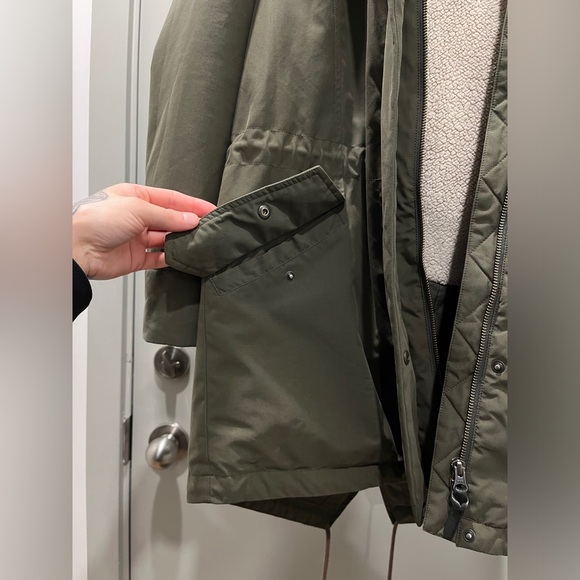 Women’s Small Insulted Water-Resistant Olive Green MEC Jacket - Picture 7 of 8